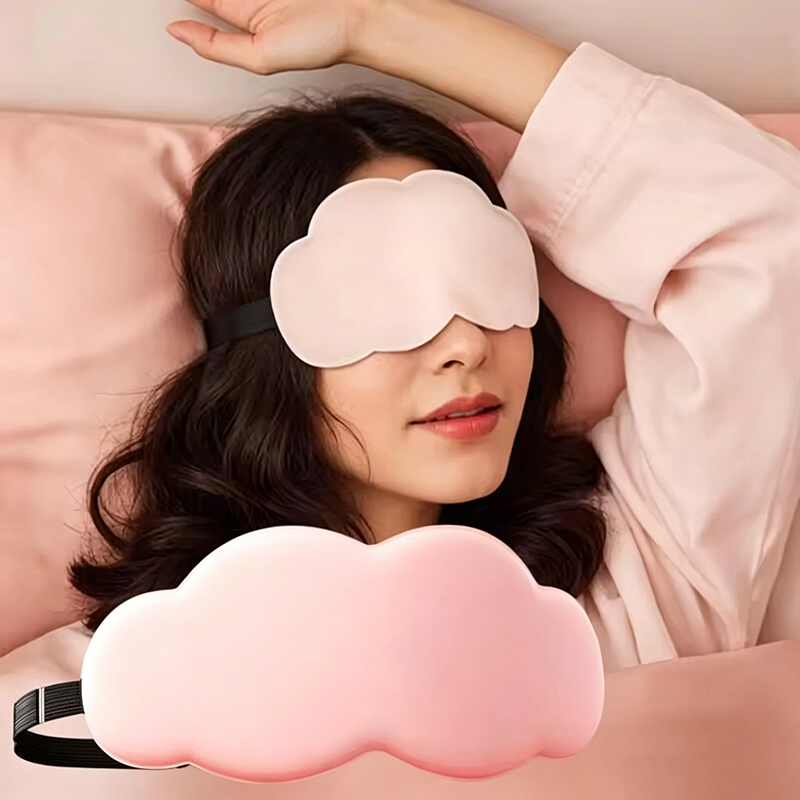 Travel Accessories Eye Mask - 6D クラウドアイマスク睡眠遮光通気性三次元アイマスク男性と女性の昼寝絶妙な睡眠特別なアイマスク