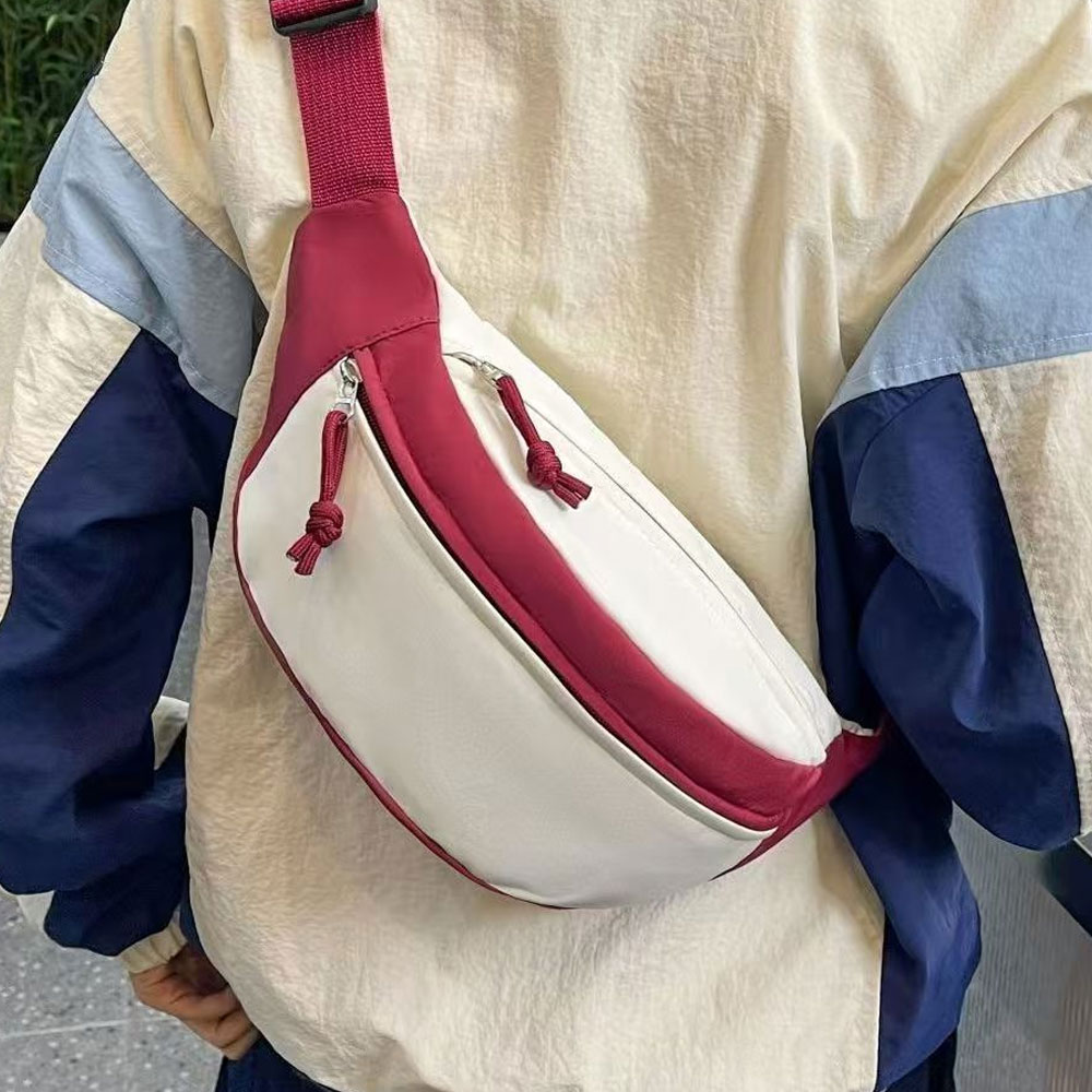 Travel Accessories In Japan - 1ピースレディースチェストバッグ、カラーブロックカジュアルショルダーバッグ、クロスボディバッグ、女性用和風チェストバッグ、インスタイルカジュアルシンプルウエストバッグ、新しいカジュアルトラベルアウトドアサイクリングスポーツバッグ、クロスボディバッグ、多用途スポーツウエストバッグ、トレンディなファッションスポーツショルダーバッグ、女性へのギフトに最適