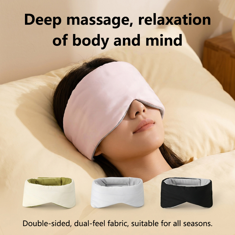 Travel Accessories Eye Mask - 超軽量重力加重アイマスク両面肌に優しい睡眠マスク快適で柔らかく通気性のある睡眠用