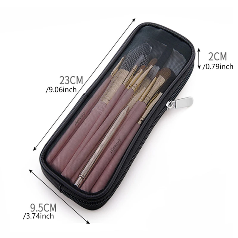 Travel Accessories Kit For Women - メイクブラシトラベルケース化粧品トイレタリーバッグオーガナイザー男性女性用美容ツールメッシュキットポーチウォッシュ収納アクセサリー