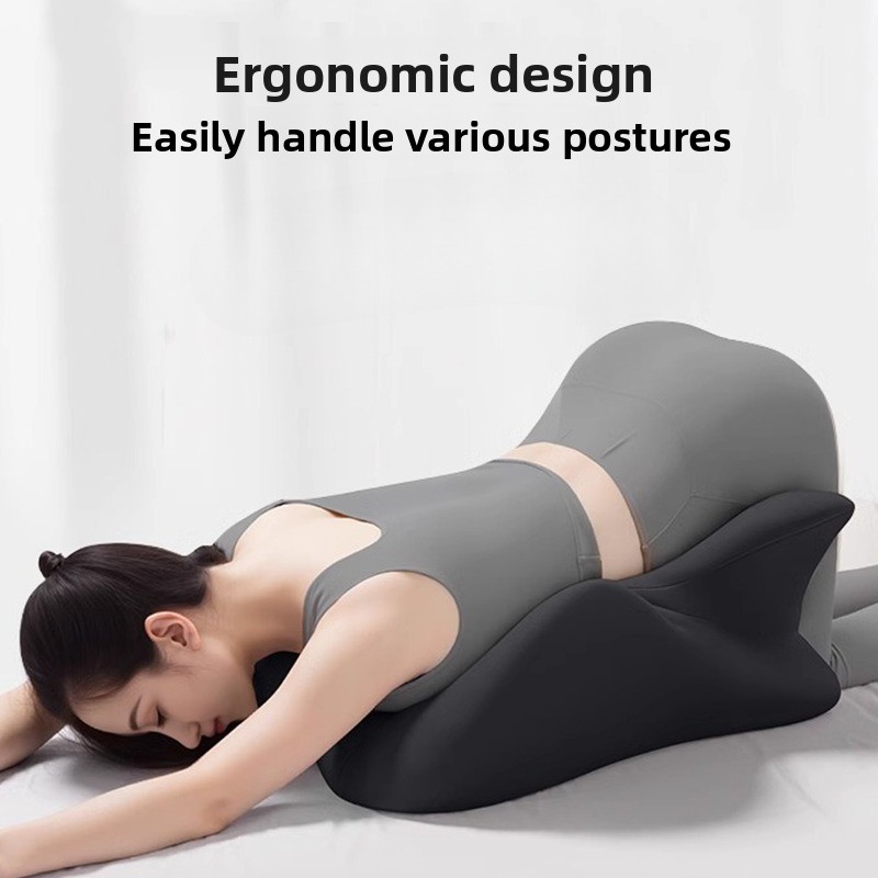 Neck Pillow Memory Foam - 大型メモリーフォーム枕 人間工学に基づいたサポート 首と脚の休息 読書 電話使用 ベッド