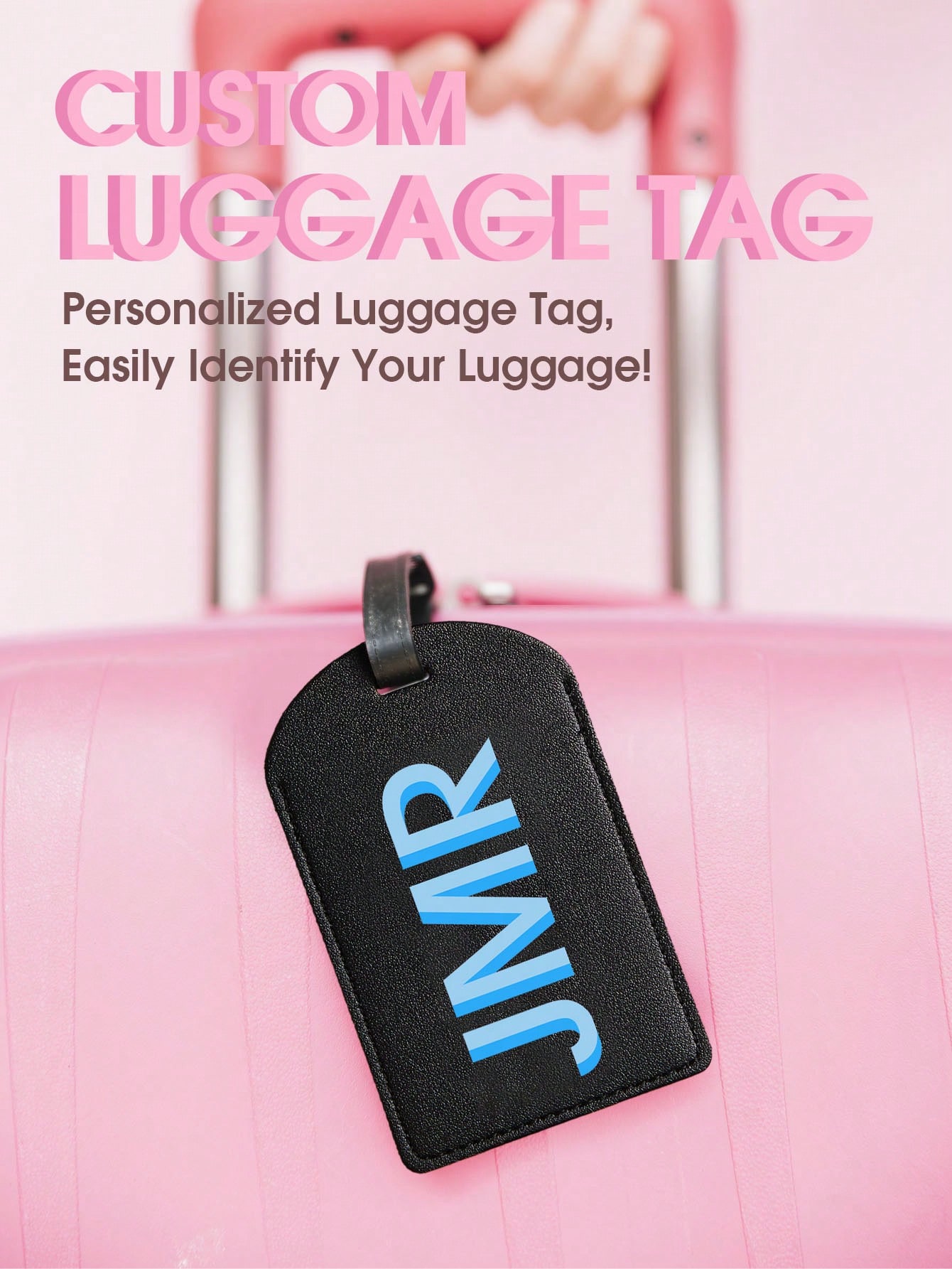 パーソナライズされたイニシャルラゲッジタグ カスタムレターP - Travel Accessories Logo のレビューと価格