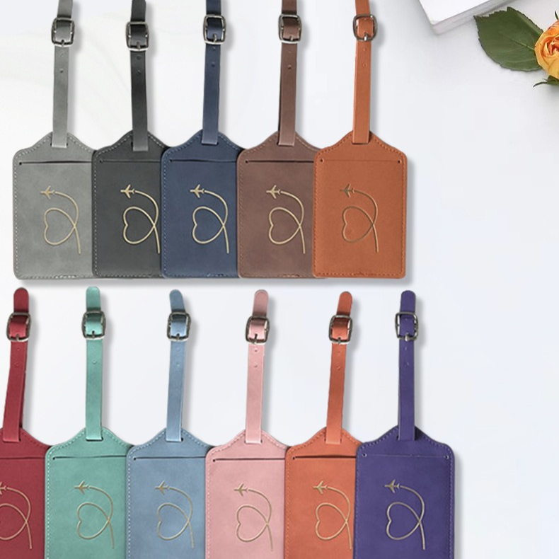 女性と男性向けのキュートでクリエイティブなPU製ラゲージタグ - Travel Accessories Bag For Men のレビューと価格
