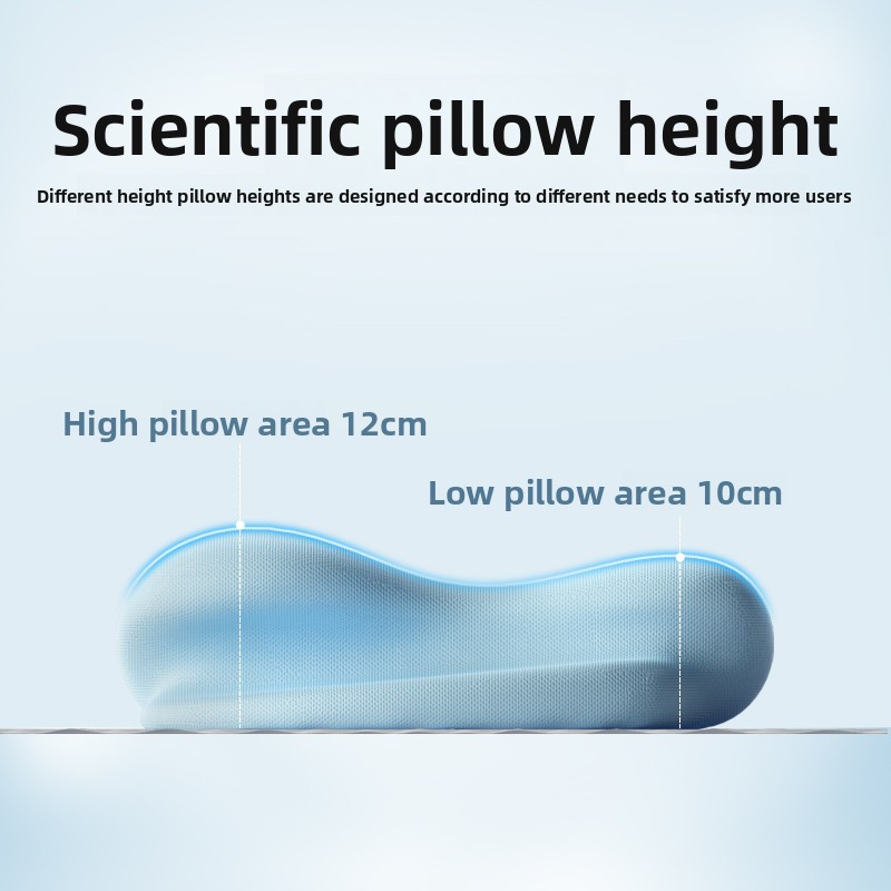 蝶の形をしたゼロプレッシャーメモリーフォーム枕 深い睡眠用  - Neck Pillow Memory Foam のレビューと価格