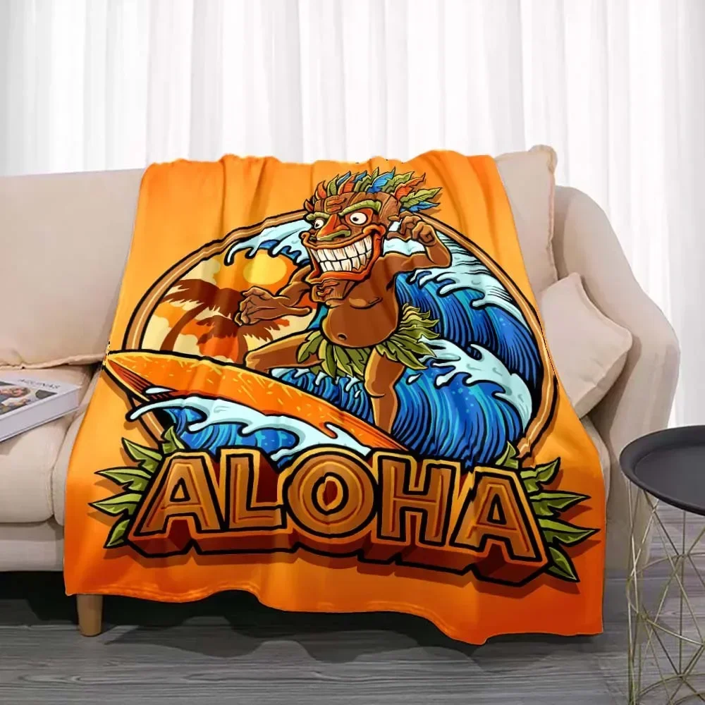 ティキバーファッションフランネルスローブランケット夏のビーチ - Travel Accessories Hawaii のレビューと価格
