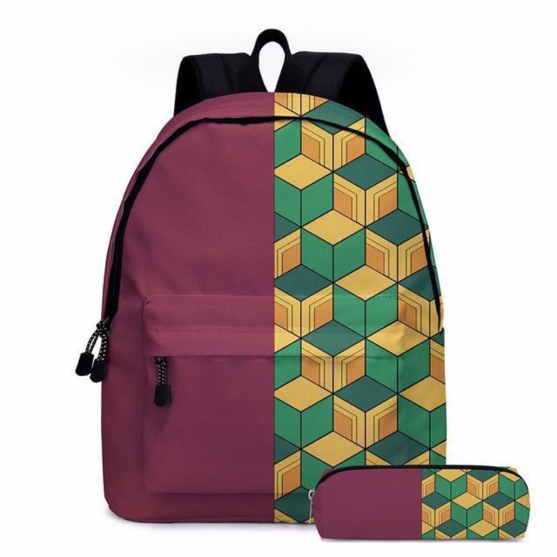 鬼滅の刃 胡蝶しのぶ 竈門炭治郎 我妻善逸 学生用軽量バック - Travel Accessories Logo のレビューと価格