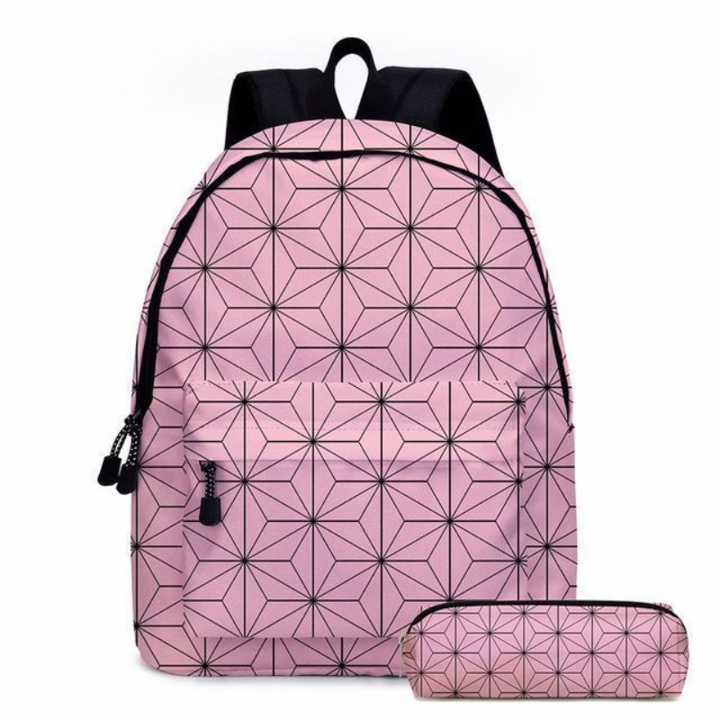 鬼滅の刃 胡蝶しのぶ 竈門炭治郎 我妻善逸 学生用軽量バック - Travel Accessories Logo のレビューと価格