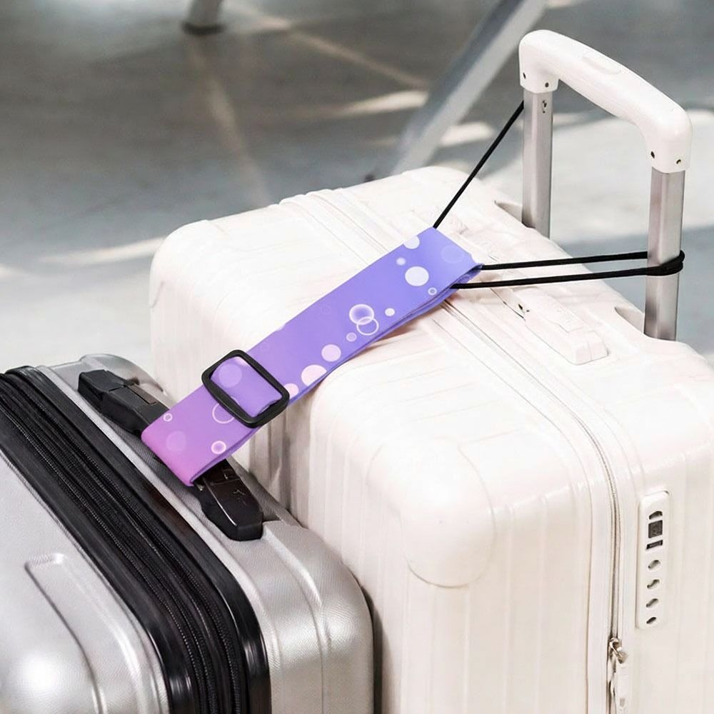新しいカラフルな荷物弾性ストラップ再利用可能な調節可能な旅行 - Travel Accessories Luggage Straps のレビューと価格