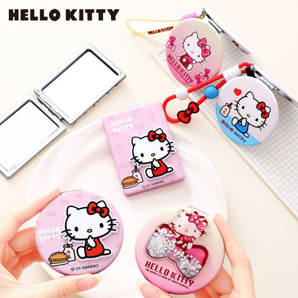 本物のサンリオハローキティ折りたたみ化粧鏡漫画 Kt レディ - Travel Accessories In Japan のレビューと価格