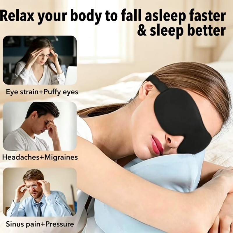 3Dスリープマスクアイマスク2個セット 睡眠補助用 ソフトメ - Travel Accessories Eye Mask のレビューと価格