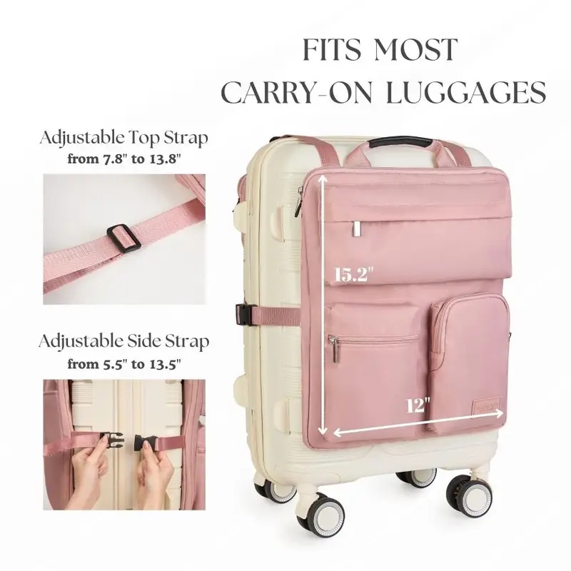 多ポケットラゲージオーガナイザーバッグ、耐衝撃性ナイロン製ス - Travel Accessories Luggage Straps のレビューと価格