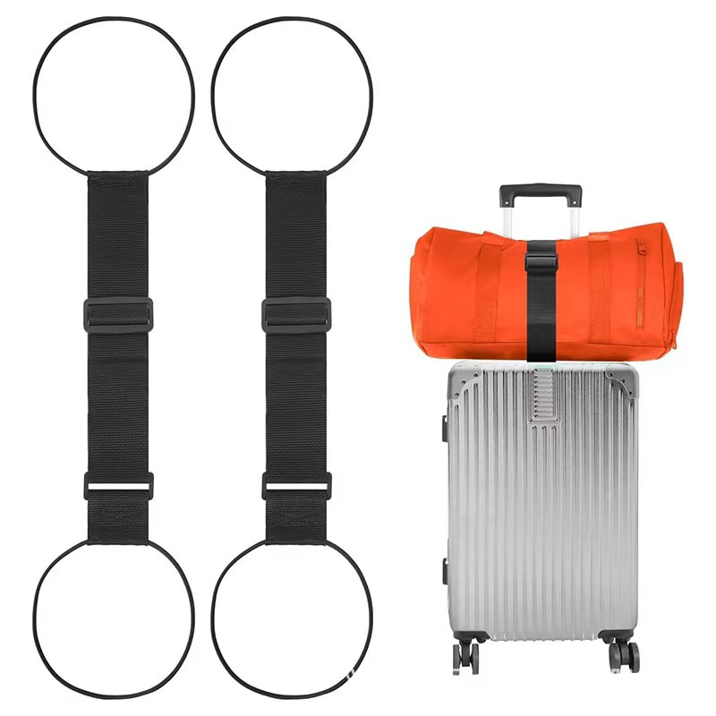 マルチカラー調整可能な旅行用荷物ストラップ、空港旅行用スーツ - Travel Accessories Luggage Straps のレビューと価格