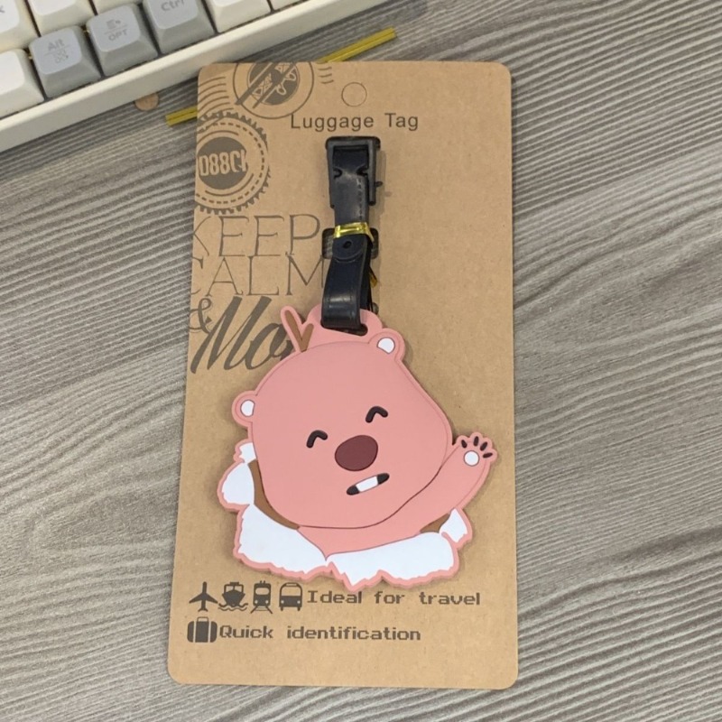 かわいいポロロ ルピービーバー ラゲッジタグ、キュートなイン - Travel Accessories Teens のレビューと価格