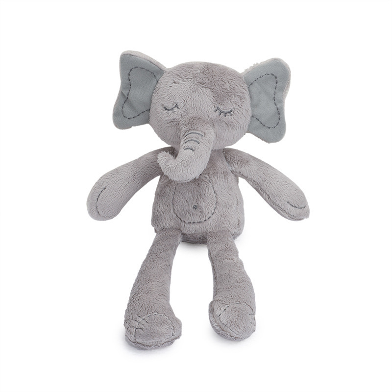 漫画の動物のぬいぐるみベビーおもちゃ、ぶら下げガラガラ付き、 - Travel Accessories With Baby のレビューと価格
