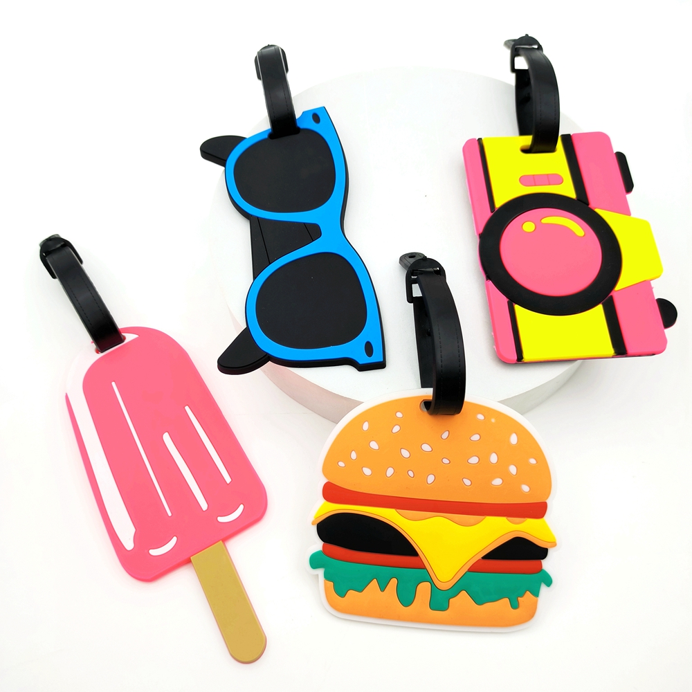 アイスクリームラゲッジタグ、作業名タグ、紛失防止IDタグ、旅 - Travel Accessories List のレビューと価格
