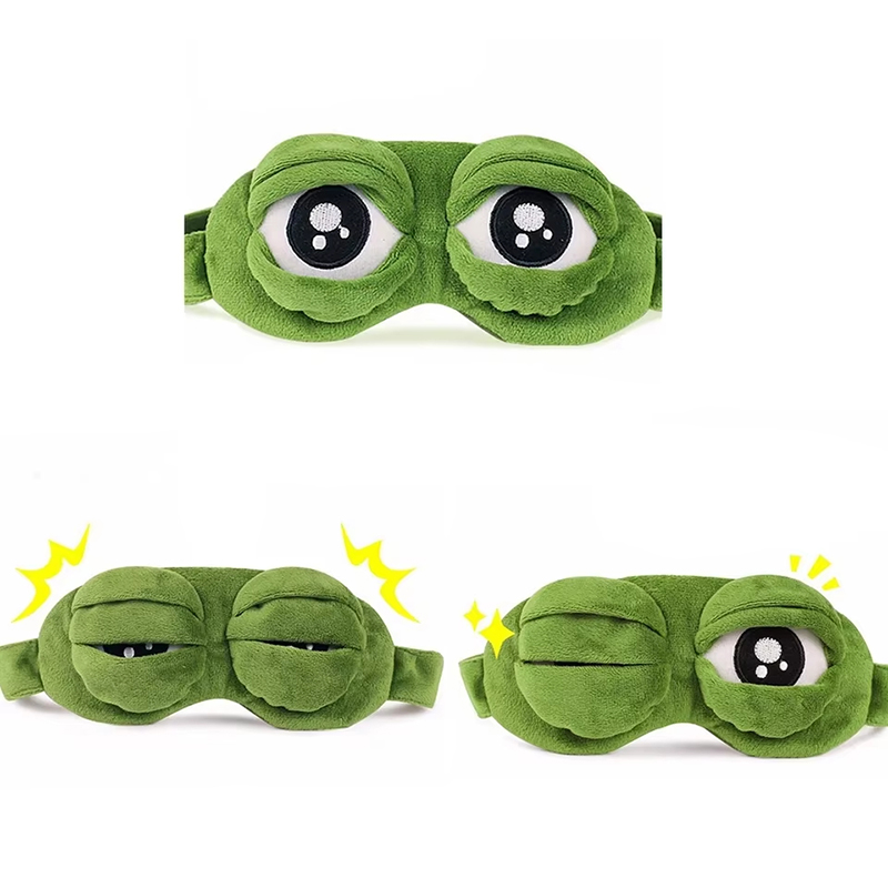 カエル型アイマスク パーティーゲーム 面白いアイマスク 漫画 - Travel Accessories Eye Mask のレビューと価格