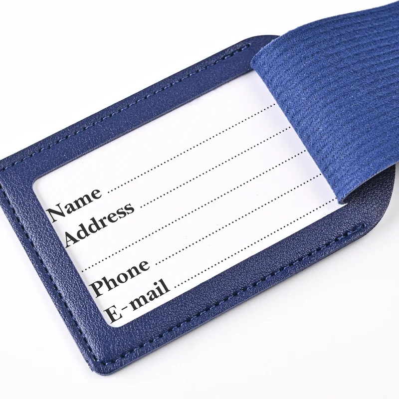 1pc 厚みのある PU ホットスタンピング航空機搭乗券荷物 - Travel Accessories Logo のレビューと価格