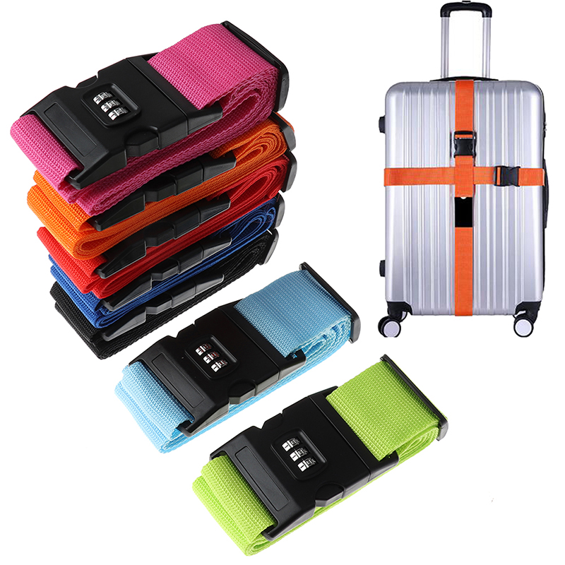 2mレインボーパスワードロックロープラゲッジバッグラゲッジス - Travel Accessories Luggage Straps のレビューと価格