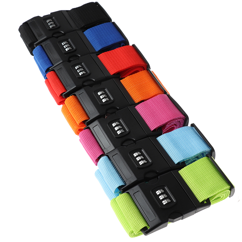 2mレインボーパスワードロックロープラゲッジバッグラゲッジス - Travel Accessories Luggage Straps のレビューと価格