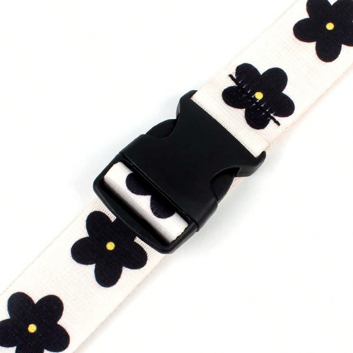 旅行用荷物プラスチックバックルストラップ、花柄プリント調節可 - Travel Accessories Luggage Straps のレビューと価格