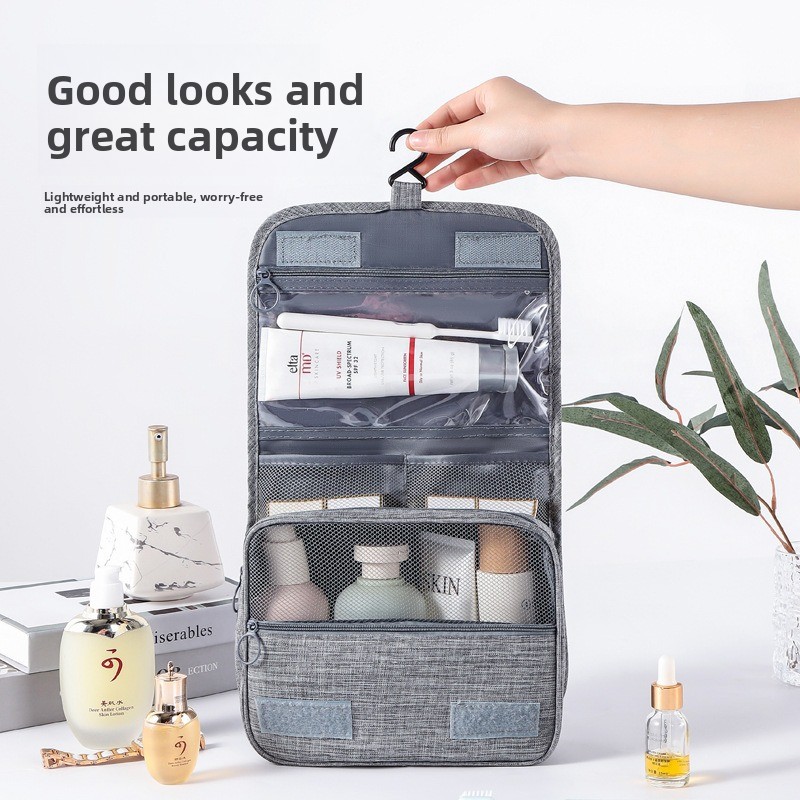 大容量吊り下げ式トイレタリーバッグ、乾湿分離型トラベルメイク - Travel Accessories Toiletries のレビューと価格