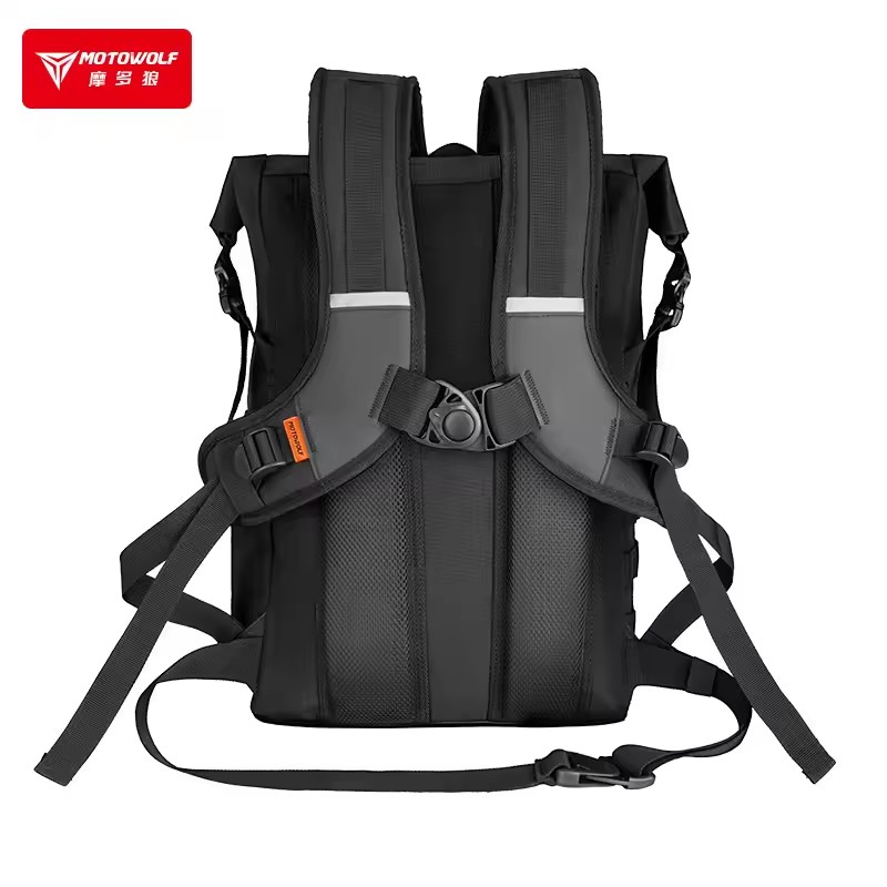 Motowolf オートバイバックパック男性女性防水バッグバ - Travel Accessories Bag For Men のレビューと価格