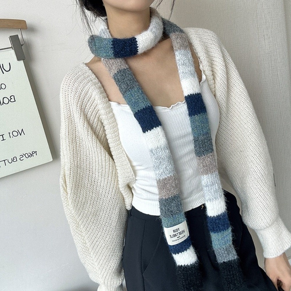 原宿スタイル Y2K ストライプスカーフ コーディネート ア - Travel Accessories Unisex のレビューと価格