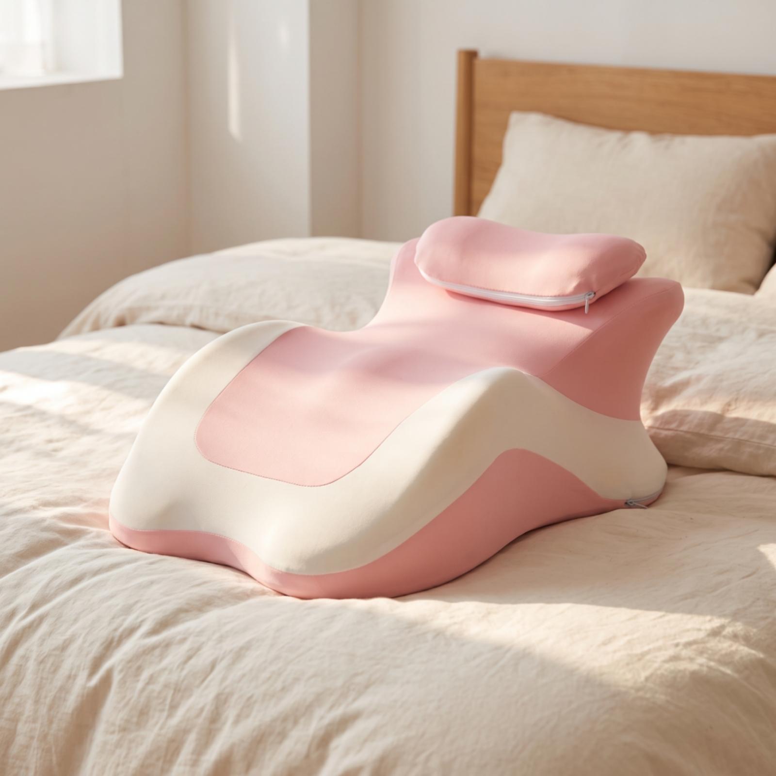 人間工学に基づいたメモリーフォームベッド枕、うつ伏せやリクラ - Neck Pillow Memory Foam のレビューと価格