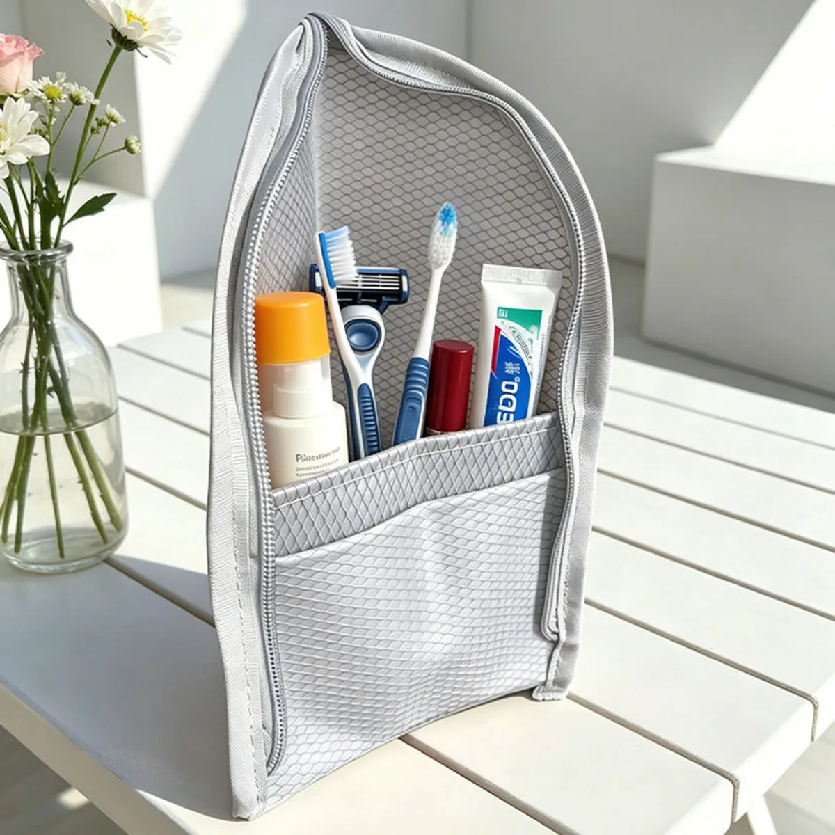 旅行用メッシュ製トイレタリーバッグ - 通気性・速乾性・防カ - Travel Accessories Toiletries のレビューと価格