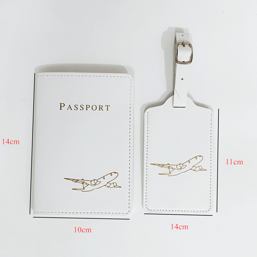 2 ピース/セット航空機パスポートカバー荷物タグ名前 ID  - Qantas Travel Accessories のレビューと価格