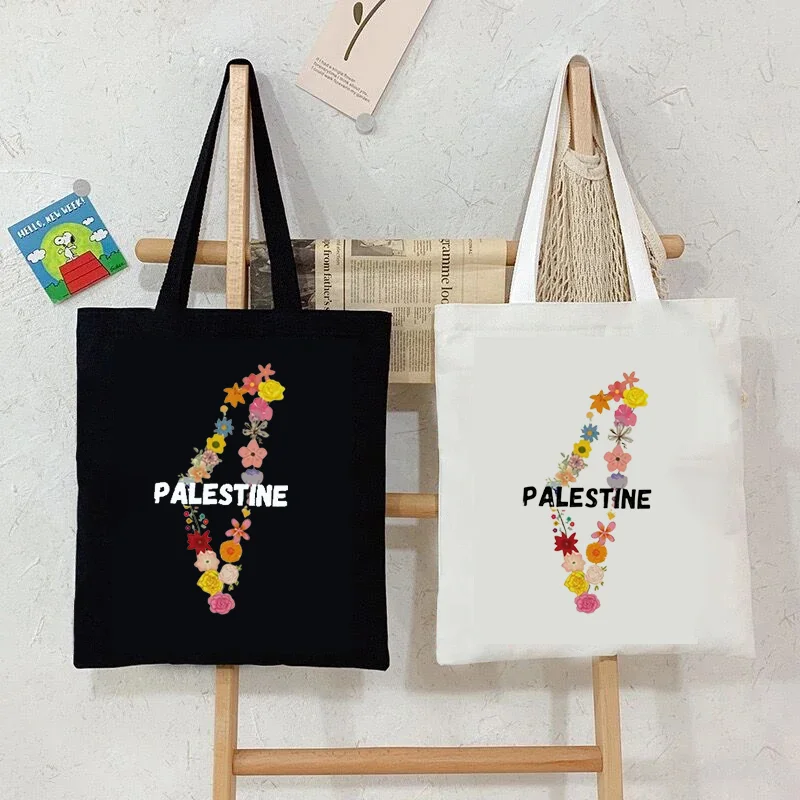 女性のためのキャンバスのトートバッグ,女性のための花柄の短い - Travel Accessories Logo のレビューと価格