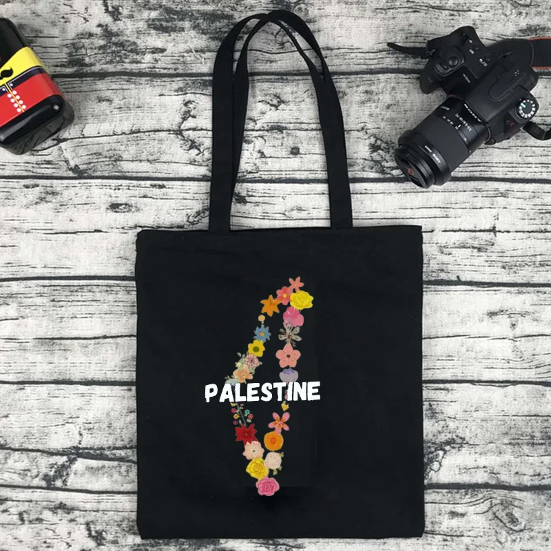 女性のためのキャンバスのトートバッグ,女性のための花柄の短い - Travel Accessories Logo のレビューと価格