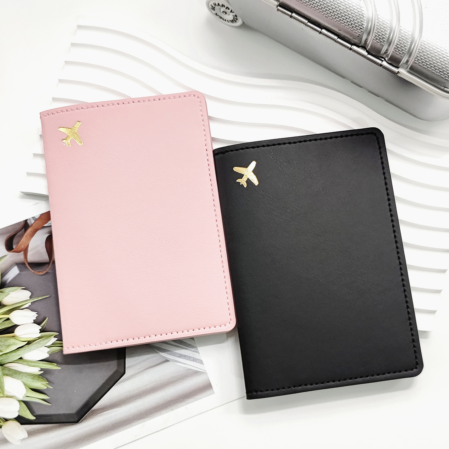 2 個セット恋人や姉妹 PU レザー飛行機パスポートカバーケ - Qantas Travel Accessories のレビューと価格
