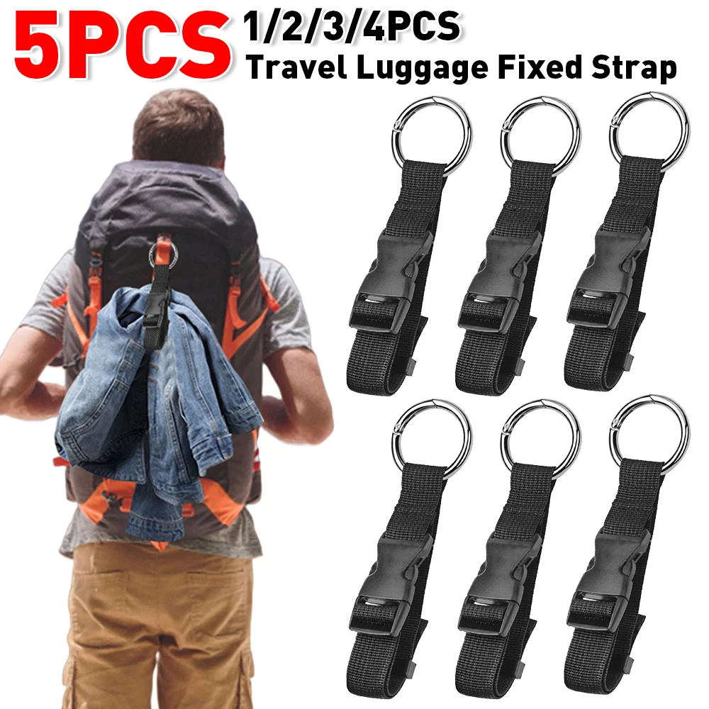 旅行荷物固定ストラップバックパック外部ストラップポータブルス - Travel Accessories Luggage Straps のレビューと価格