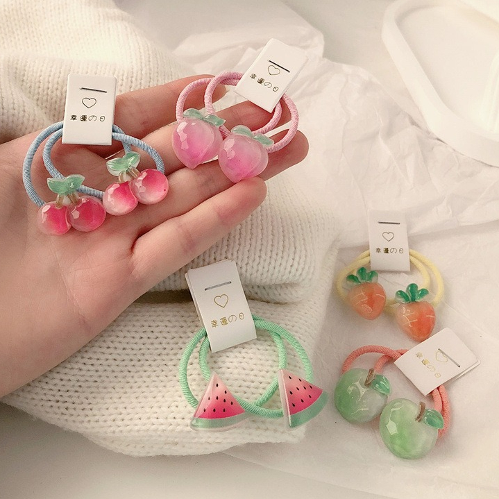 キッズキャロットヘアタイ 5ペア 滑り止め弾性ヘアバンド 女 - Travel Accessories Teens のレビューと価格