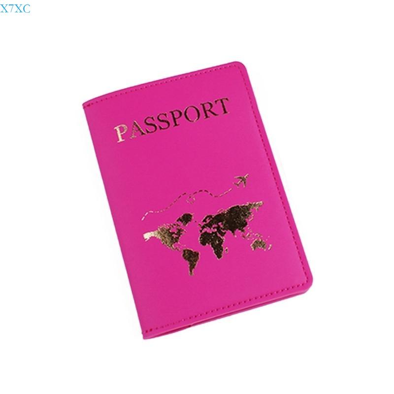 X7XC PU レザーパスポートカバー女性男性財布バッグクレ - Travel Accessories Bag For Men のレビューと価格
