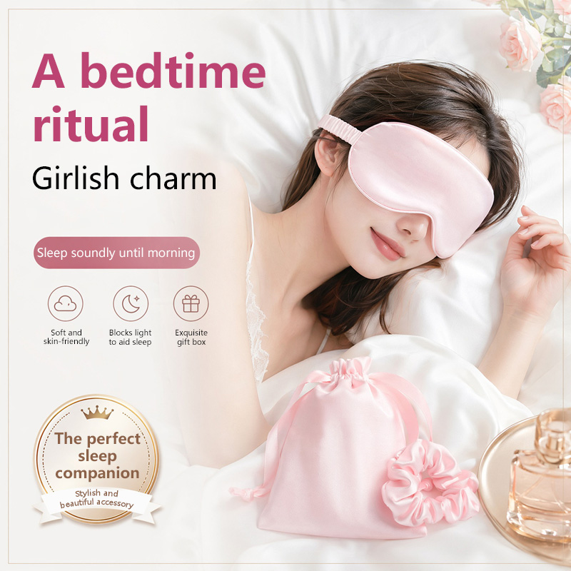 両面シルク睡眠アイシェード光遮断通気性トラベルスリープアイマ - Travel Accessories Eye Mask のレビューと価格