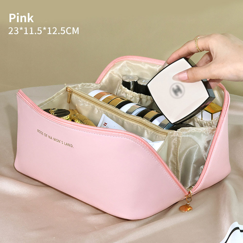 1個入りオーガンピロー型メイクアップバッグ、旅行用ポータブル - Travel Accessories Toiletries のレビューと価格