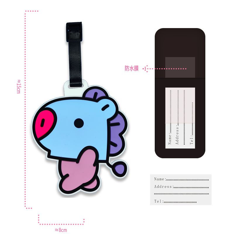 BT21のかわいいキャラクターキーホルダー、カワイイユニセッ - Travel Accessories Unisex のレビューと価格