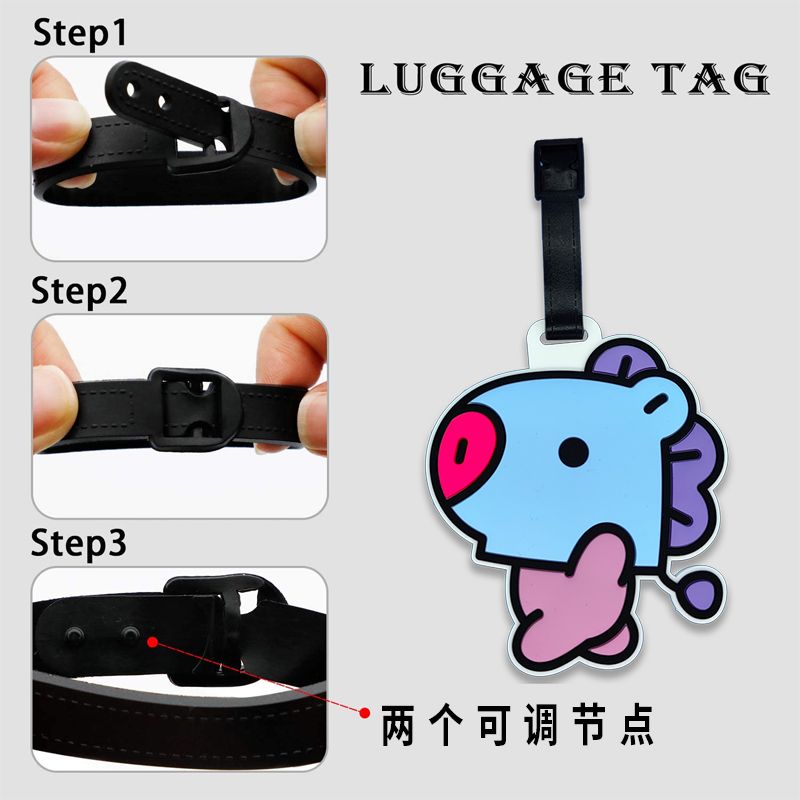 BT21のかわいいキャラクターキーホルダー、カワイイユニセッ - Travel Accessories Unisex のレビューと価格