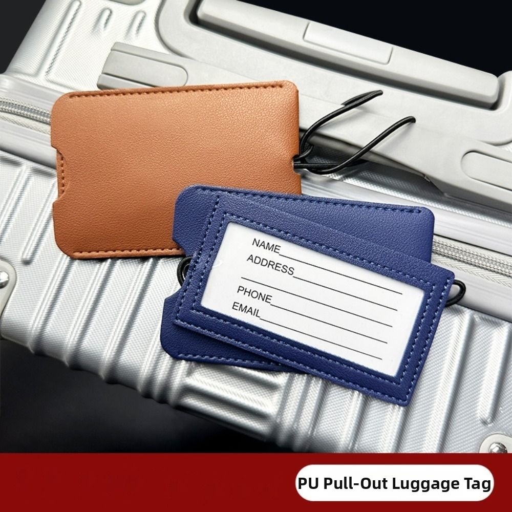PUレザー製プルアウト式ラゲッジタグ ソフトレッドカラー ラ - Travel Accessories Luggage Straps のレビューと価格