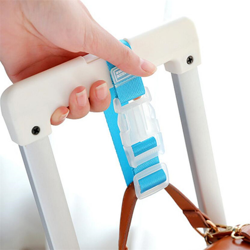 2pc カラフルな調節可能な荷物ナイロンストラップ荷物ベルト - Qantas Travel Accessories のレビューと価格