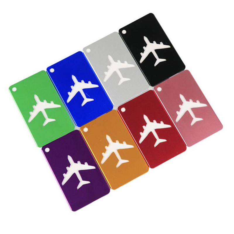 新しいファッション荷物タグアルミ合金女性男性旅行荷物スーツケ - Travel Accessories Luggage Straps のレビューと価格