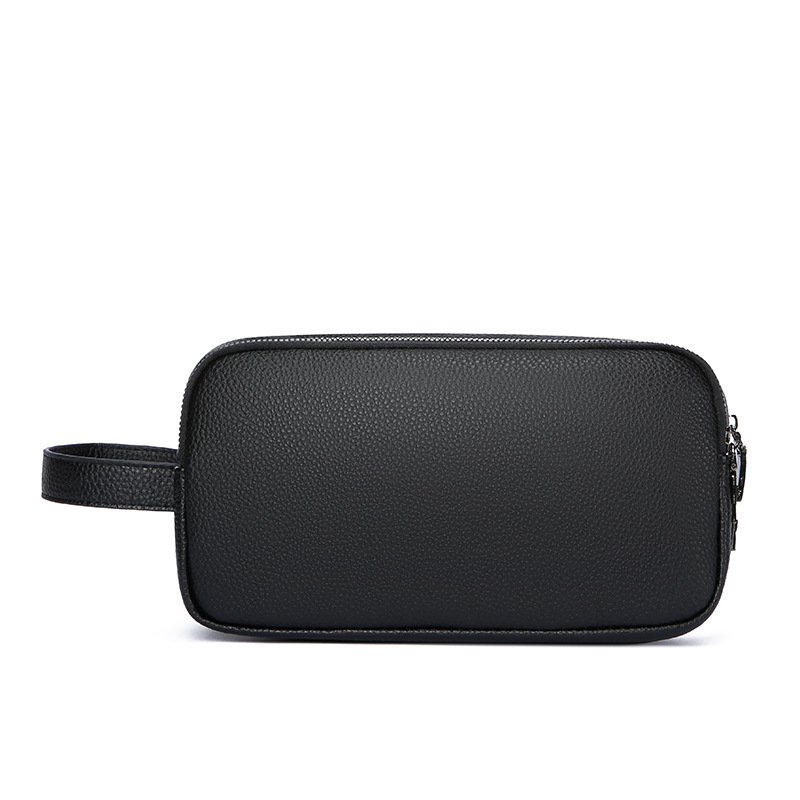 ヴィンテージメンズハンドクラッチバッグ 多層ジッパーコンパー - Travel Accessories Bag For Men のレビューと価格