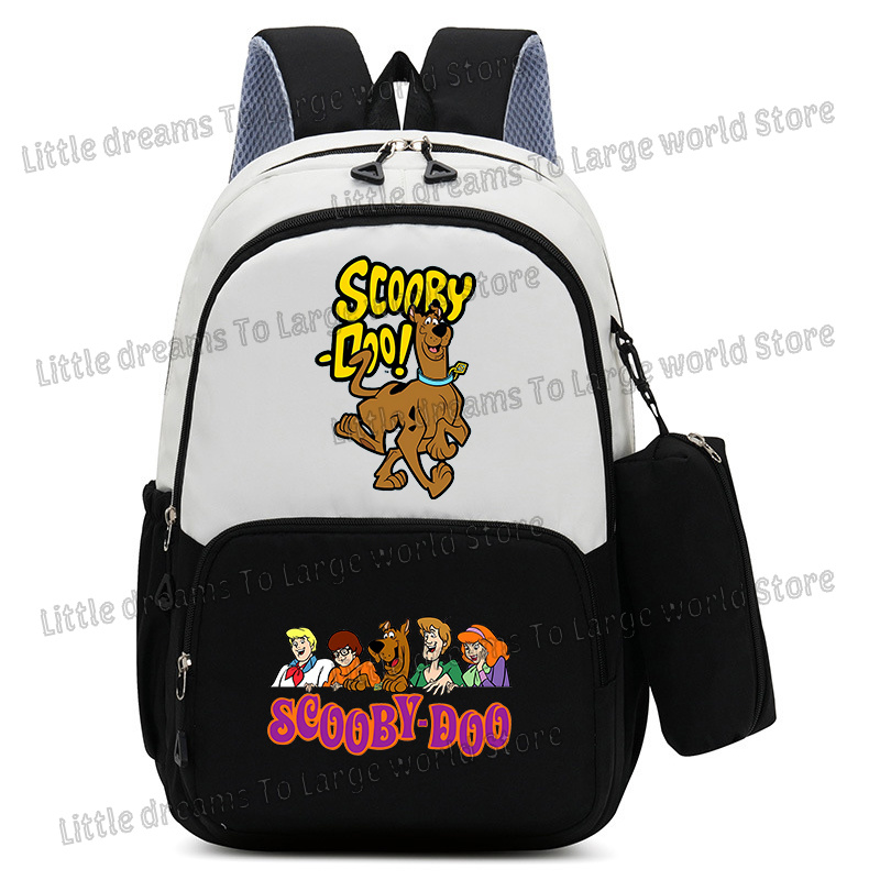 スクービードゥー スクールバッグ 大容量 カジュアル ブック - Travel Accessories Logo のレビューと価格