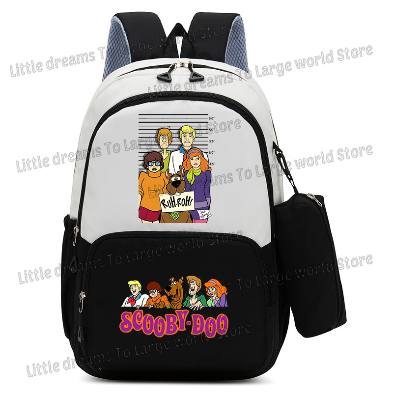 スクービードゥー スクールバッグ 大容量 カジュアル ブック - Travel Accessories Logo のレビューと価格