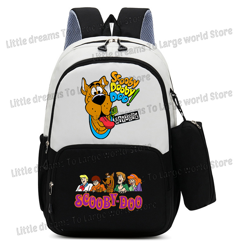 スクービードゥー スクールバッグ 大容量 カジュアル ブック - Travel Accessories Logo のレビューと価格