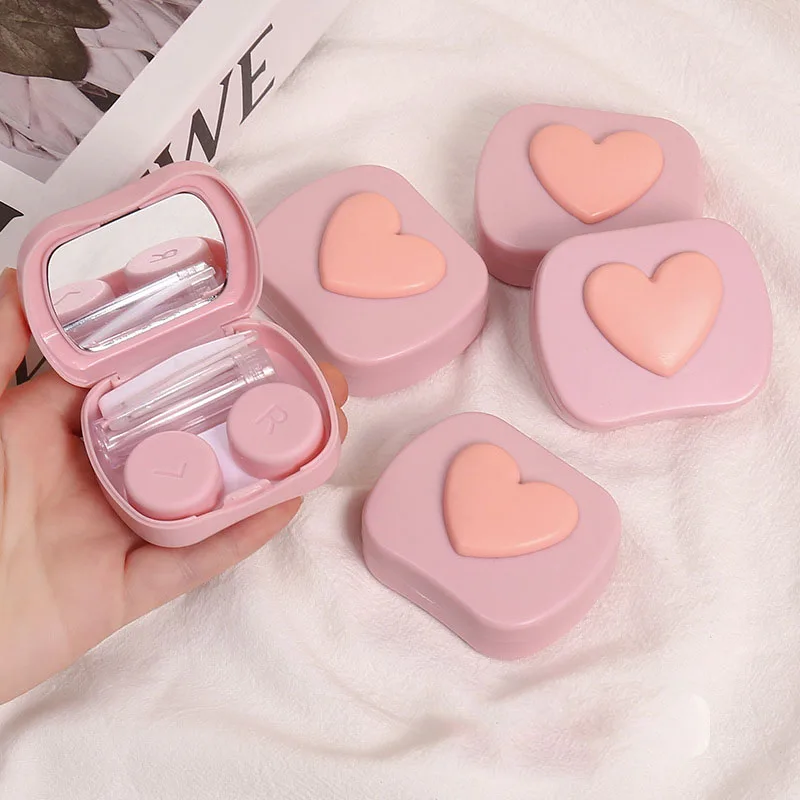 女性と女の子のためのミニコンタクトレンズケース,シンプルでか - Travel Accessories Kit For Women のレビューと価格