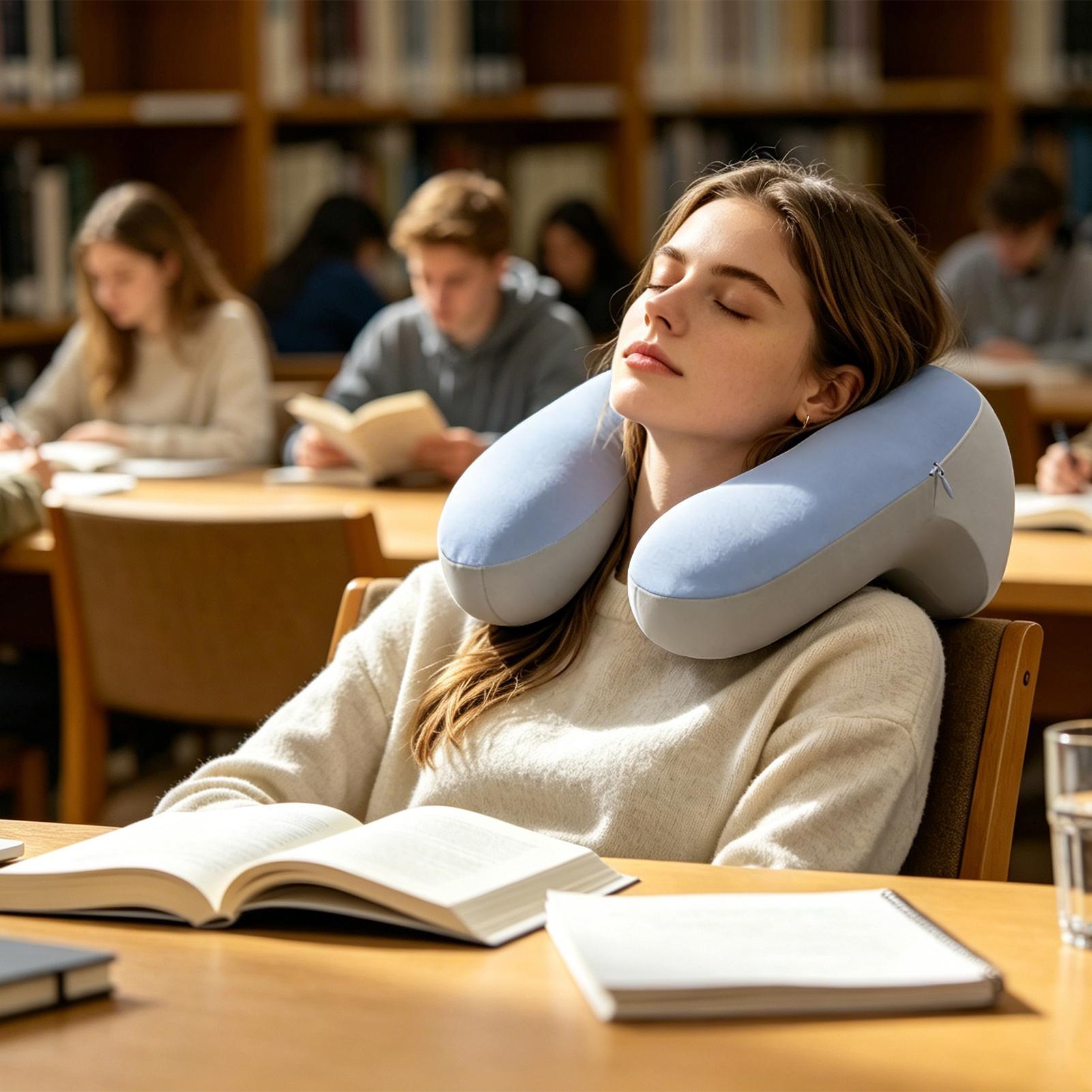 飛行機用ネックピロー ポータブルU字型メモリーフォーム 取り - Neck Pillow Memory Foam のレビューと価格