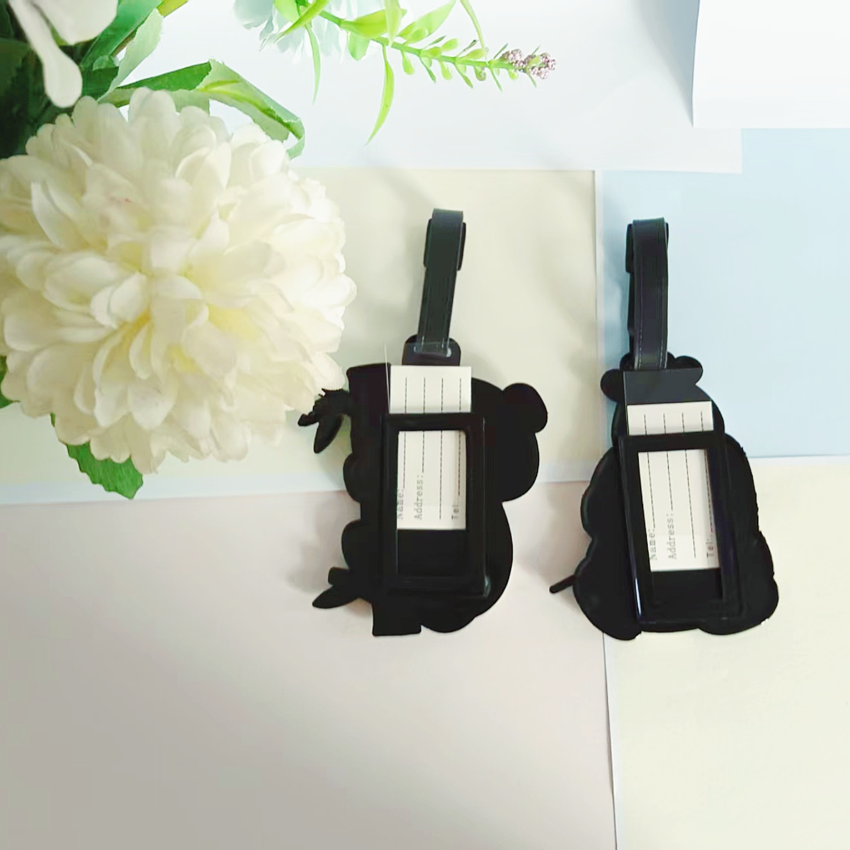 旅行用品漫画風PVCパンダラゲッジタグ旅行搭乗券スーツケース - Travel Accessories List のレビューと価格